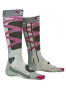 SKARPETY X-SOCKS SKI CONTROL 4.0 DAMSKIE/ szary/różowy
