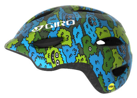 Kask GIRO SCAMP blue green camo dziecięcy