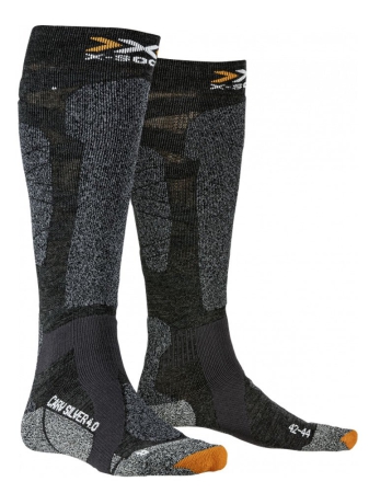 SKARPETY X-SOCKS CARVE SILVER 4.0/ czarno-szare