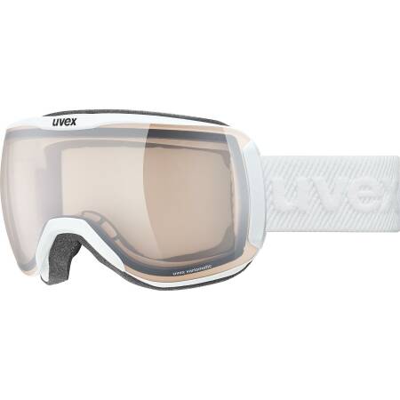 Gogle Uvex Downhill 2100 V/white mat/mirror silver variomatic/clear/S1-3