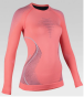 Koszulka UYN Woman Evolutyon UW long sleeve /coral anthracite aqua