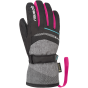 Rękawice Reusch Bolt GTX JR /black/grey/pink