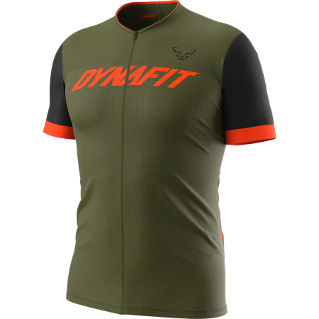 KOSZULKA DYNAFIT RIDE LGT S/S FZ TEE/ winter moss