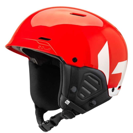Kask Bolle MUTE SHINY RED&WHITE