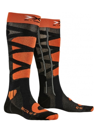 SKARPETY X-SOCKS SKI CONTROL 4.0 /czarny/pomarańczowy
