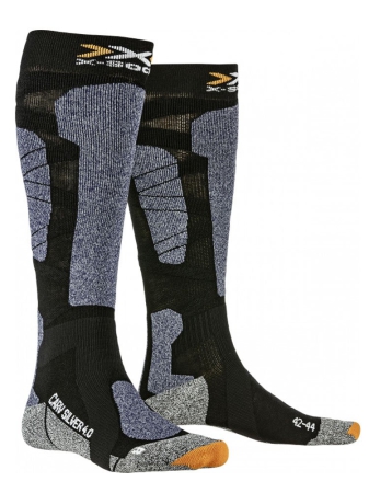 SKARPETY X-SOCKS CARVE SILVER 4.0/ czarny/szary/niebieski