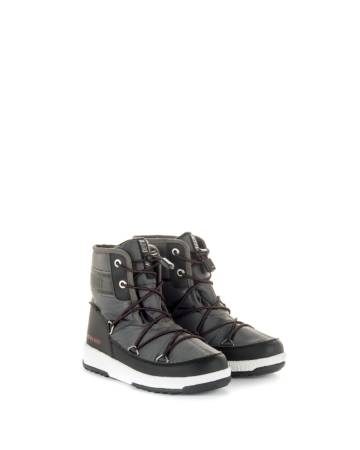 Buty MOON BOOT JR BOY MID WP 2/BLACK-CASTLEROCK