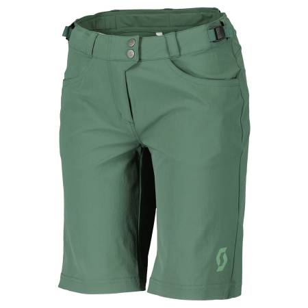 SZORTY SCOTT W TRAIL FLOW DAMSKIE /PAD/SMOKED GREEN