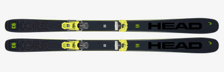 Narty Head Kore 93 - Attack 14 GW yellow/anthracite