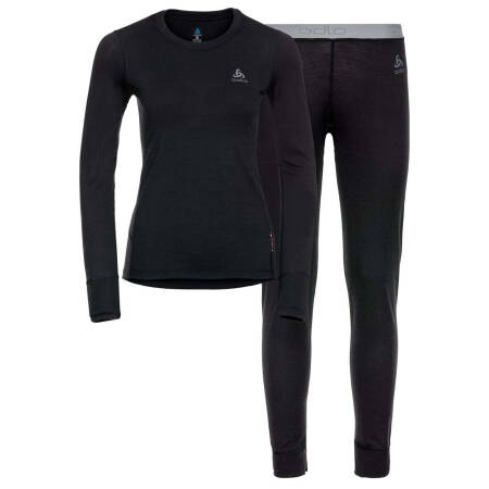 Bielizna Odlo Set W MERINO 200 C/O BLACK