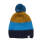 Czapka COLOR KIDS/colorblock/ blue