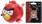 LAMPA PRZEDNIA PROX X-LIGHT ANGRY BIRD CZERWONA