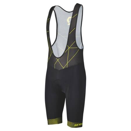 Spodenki SCOTT Bibshorts RC Team ++ black/sulphur yellow