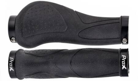 CHWYTY PROX GP-80 ERGO GEL CZARNE 130mm Z OBEJMĄ