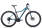 Rower Unibike FUSION LADY 29 czarno-turkusowy