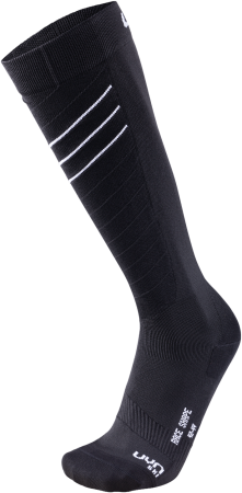 SKARPETY UYN SKI RACE SHAPE MAN/ black/white