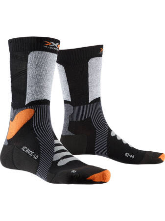 Skarpety X-Socks X-COUNTRY RACE 4.0/ czarny-szary-pomrańcz
