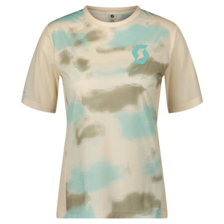 Koszulka Scott Tee W Trail Vertic SS cotton white-miami green