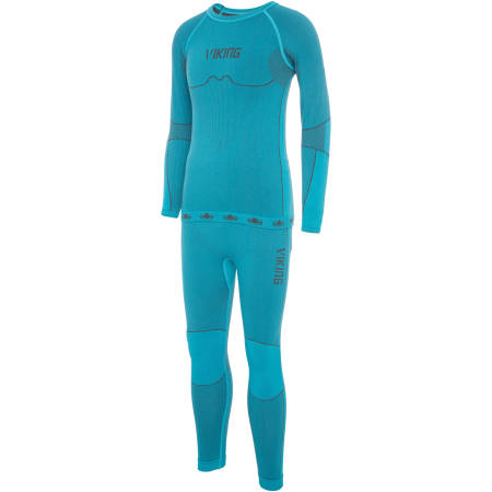 BIELIZNA VIKING RIKO KIDS KOMPLET /turkusowy