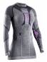 Koszulka X-Bionic APANI 4.0 MERINO DAMSKA/ czarno-szaro-różowy