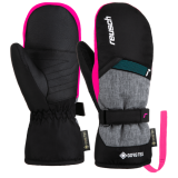 Rękawice Reusch Flash GORE-TEX Jr Mitten/ black/black melange/pink glo