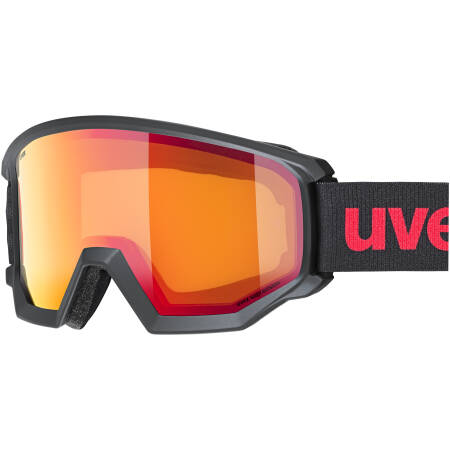 Gogle UVEX Athletic FM/black matt-mirror red