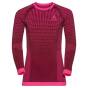 Koszulka Odlo TOP l/s PERFORMANCE WARM KIDS / PINK