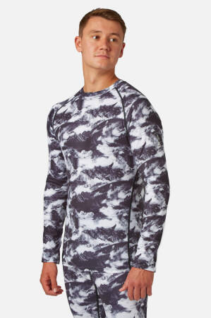 Koszulka Surfanic BODYFIT LIMITED EDITION CREW NECK męska/white out print