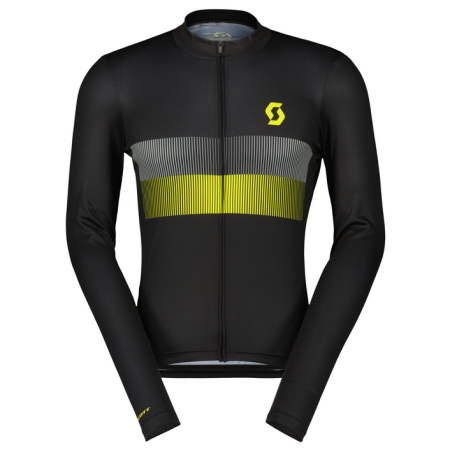 KOSZULKA SCOTT RC TEAM 10 LS MĘSKA/BLACK/YELLOW