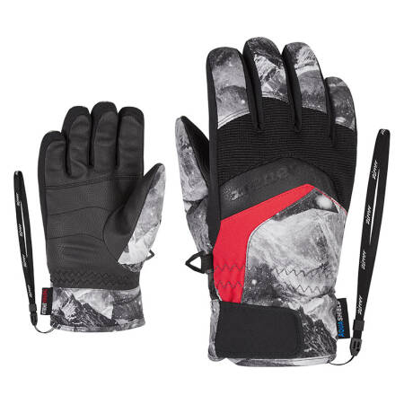 RĘKAWICE ZIENER LABINO AS(R) junior grey mountain print 