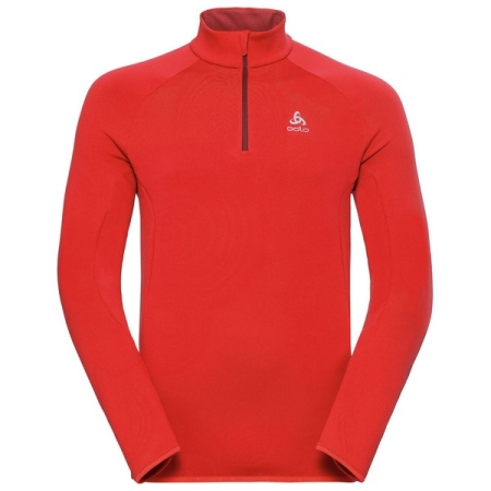Bluza Odlo Carve Warm 1/2 zip czerwona