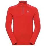 Bluza Odlo Carve Warm 1/2 zip czerwona