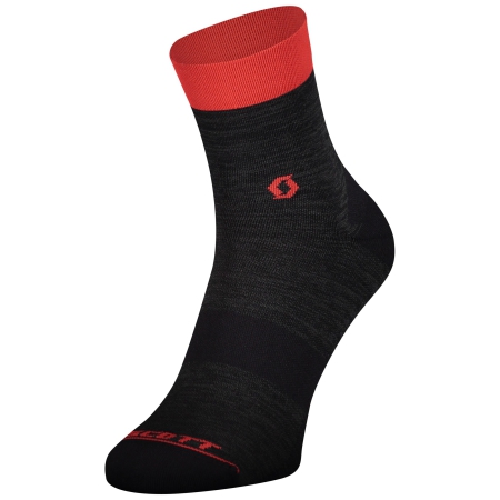 Skarpety SCOTT Trail Quarter grey/red 