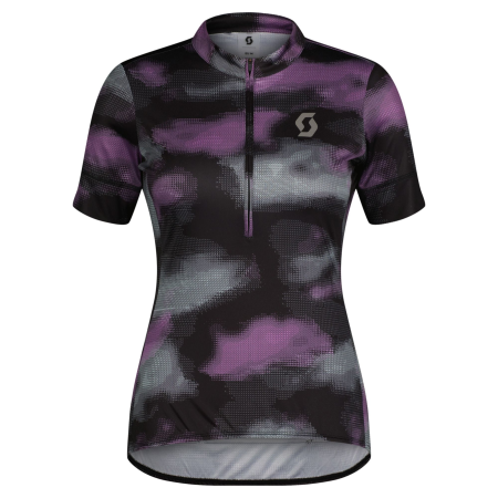 Koszulka Scott Jersey Women Endurance 10 SS black/liquid purple