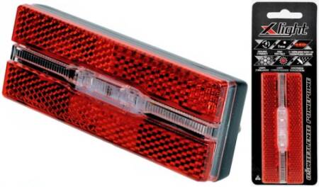 LAMPA TYŁ X-LIGHT NA BAGAŻNIK 2 SUPER LED PRĄDNICA
